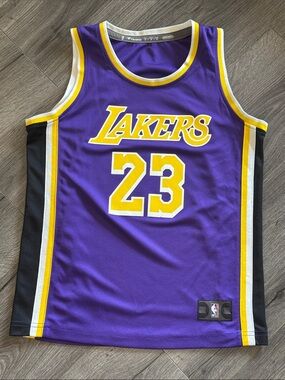 🧨Los Angeles Lakers #23 Purple LeBron James Basketball Jersey Basketball 🏀